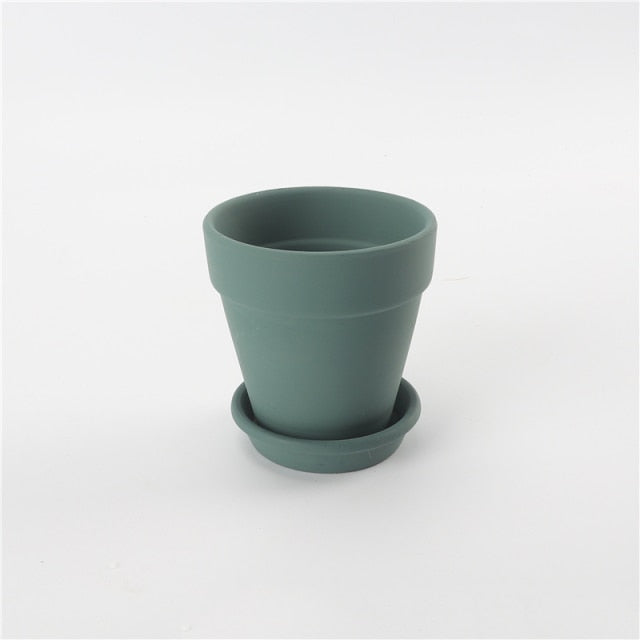 Terracotta Flowerpot with Tray