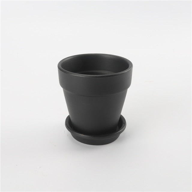 Terracotta Flowerpot with Tray