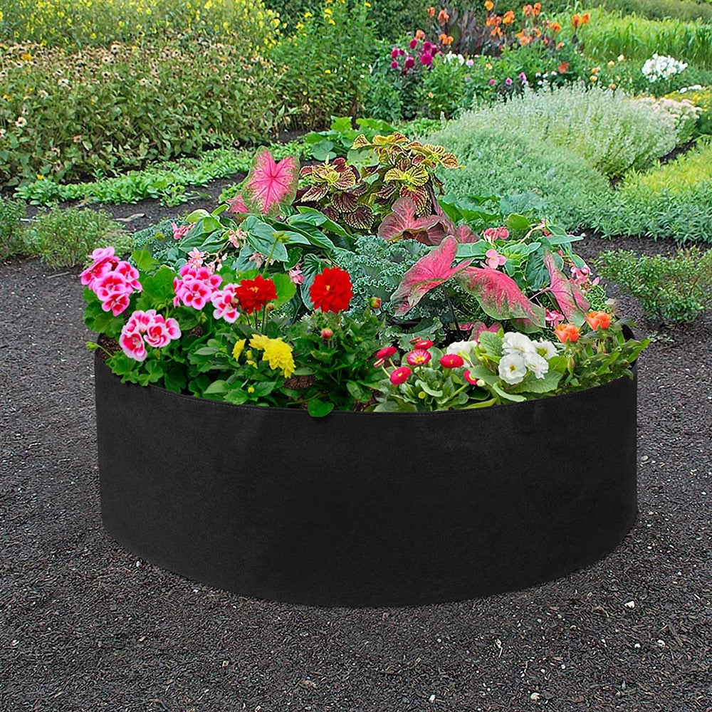 Fabric Raised Bed Round Planter